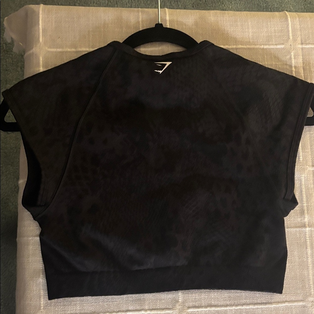 Gymshark Black Crop Top